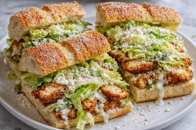 Crispy Chicken Caesar Sandwich