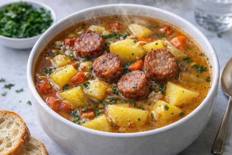 Cajun Potato Soup with Sausage