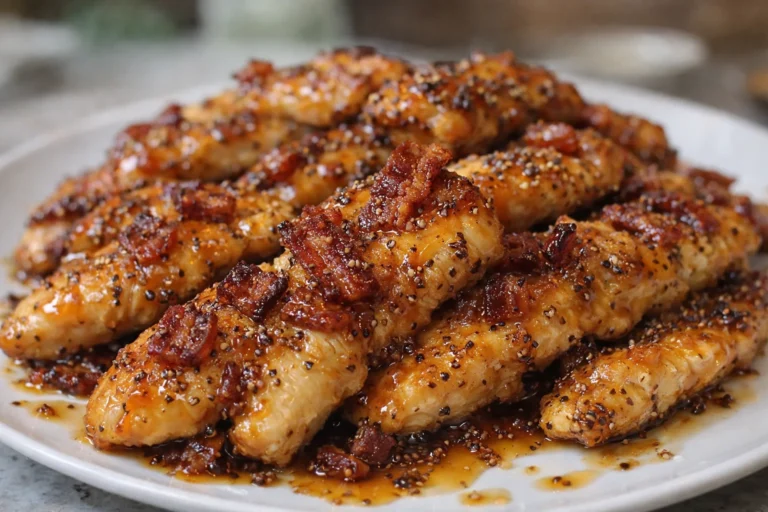 Easy Homemade Bacon Brown Sugar Chicken Tenders