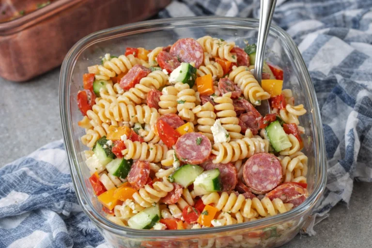 High Protein Italian Pasta Salad