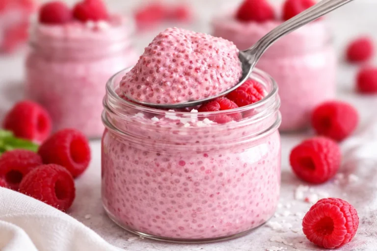 Vegan Raspberry Chia Pudding A Delicious  Healthy Meal Prep Recipe