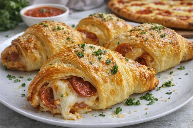 Mozzarella Pepperoni Croissant Rolls