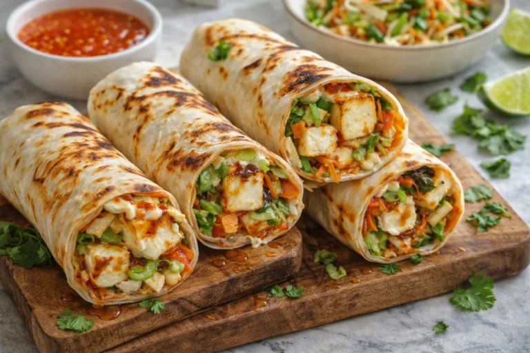 Sweet Chili Halloumi Wraps 20-Minute Vegetarian Wraps with Flavor-Packed Sweet Heat  Summer Vib