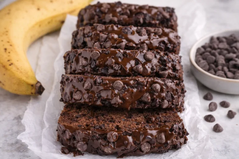 Extra Moist Chocolate Banana Bread Healthy  Oil-free