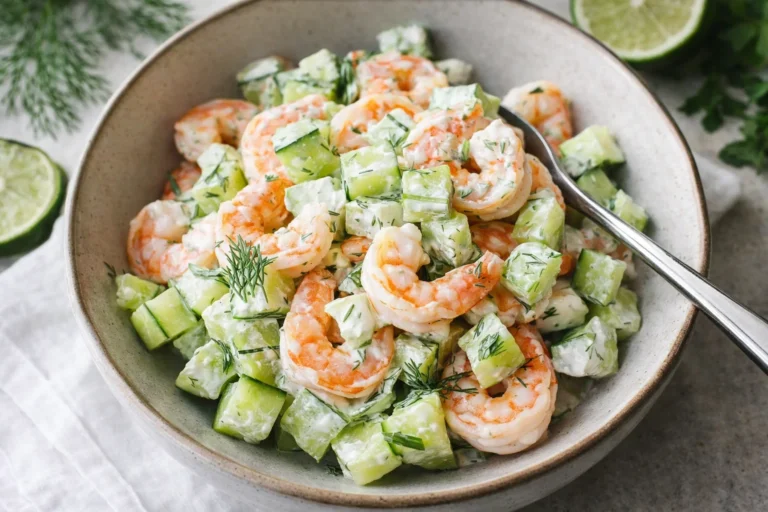 Fresh Cucumber Shrimp Salad Recipe