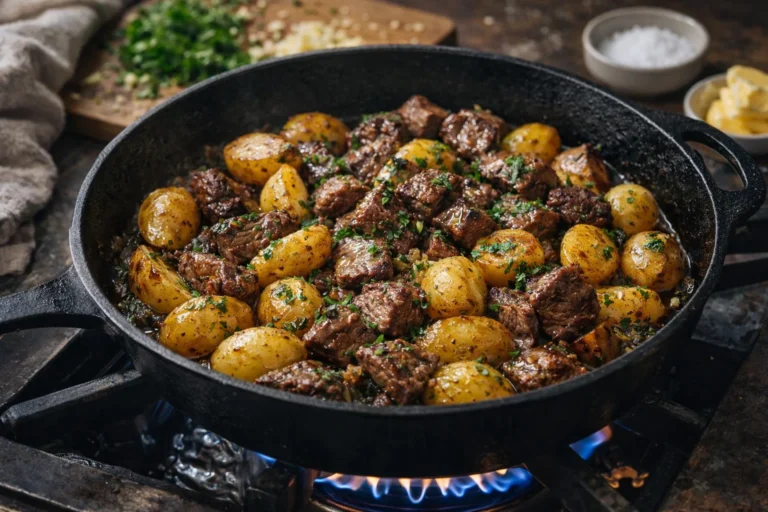 Garlic Butter Steak And Potatoes – An Organized Chaos