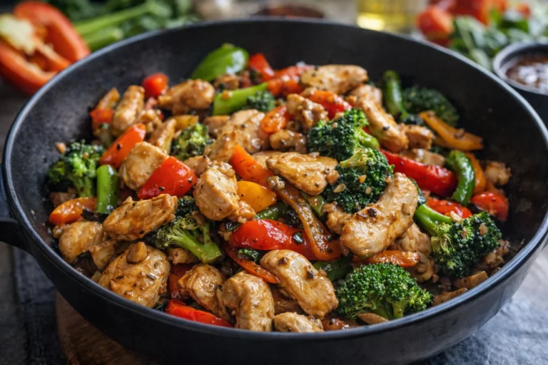 Clean Eating Chicken Veggie Stir Fry