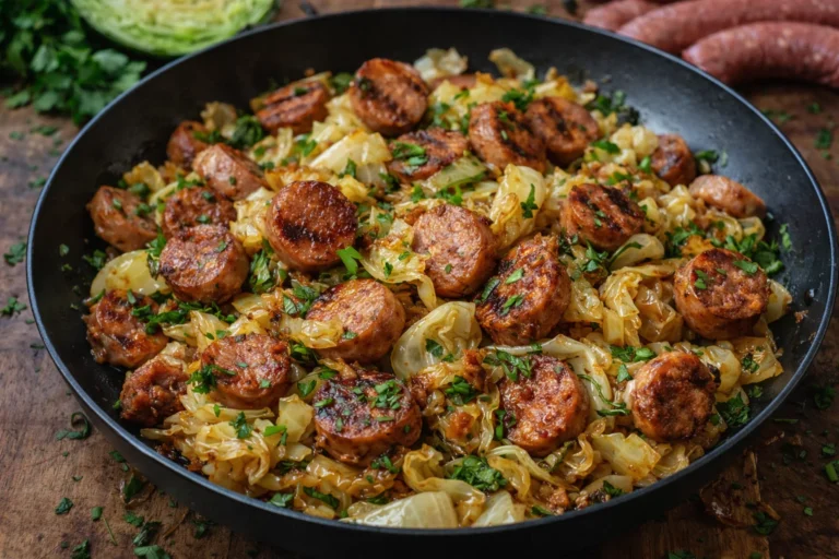Sausage and Cabbage Stir Fry 30-Minutes