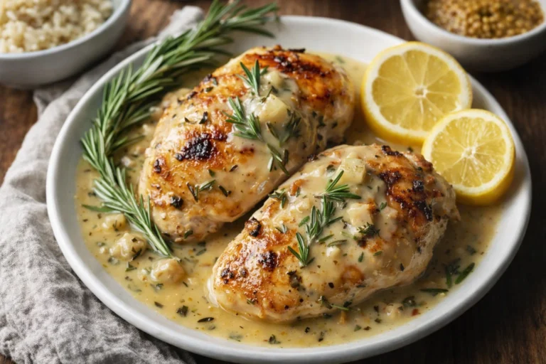 Rosemary Dijon Chicken  Simple Herb Chicken Dinner